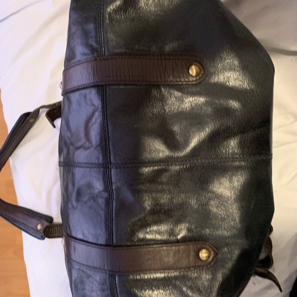 Black leather handbag - Picture 6 of 7